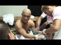 Watanabe backstage after Tokoro fight-Dynamite!!