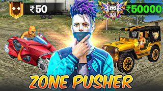 I HIRE ₹ 50 to ₹ 5000 India’s Top Zone Pusher , Let’s Find out Which is Best For Grandmaster 🤔