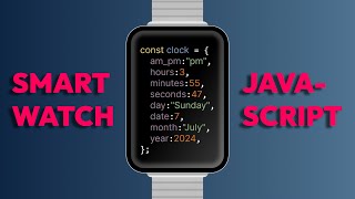 Smart Watch with JavaScript | HTML CSS JavaScript Smart Watch @raselcoder
