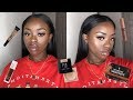 FULL FACE USING DRUGSTORE PRODUCTS | EVERYTHING UNDER $10 DARK SKIN MAKEUP BEGINNER FRIENDLY |Oré O.