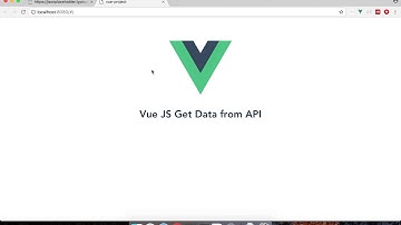 vuejs get data from api