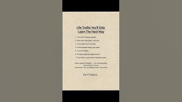 Life Truths you will learn the hard way |Life Lessons #shorts #shortsfeed #trending #psychology #fyp