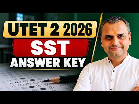 UTET 2 2026 SST Answer Key | Uttarakhand TET 2026