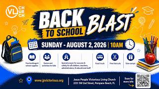 BACK TO SCHOOL BLAST | Pastor Austin Darling | JP Victorious Living "LIVE" | 8-2-26