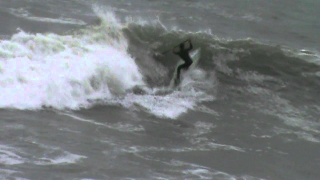 Wave ski, Surf, SUP, Bodyboard en Bretagne 27 10 2013 YouTube