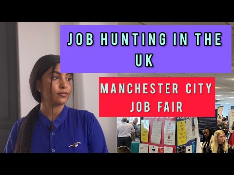 The struggle of getting a job In the Uk Manchester Job fair Job hunting