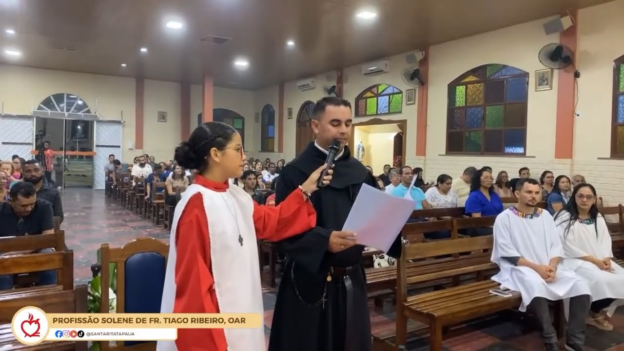 Profissão Solene do frei Tiago Ribeiro de Araujo