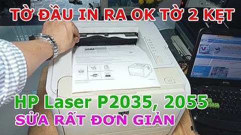 Sửa lỗi máy in hp5200 bị kẹt giấy năm 2024