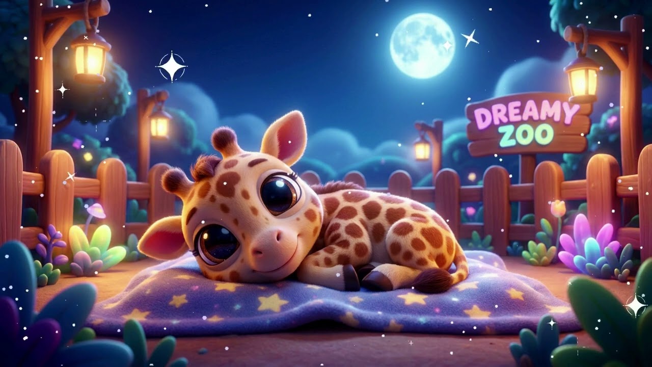 Dreamy Zoo | Sleepy Giraffe | Bedtime Music for Sleepy Nights