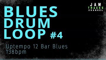 Blues Drum Loop #4 - Uptempo Shuffle - JamTracksChannel -