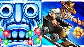 Temple Run 2 Frozen Shadows Vs Rail Rush - Endless Run Android Gameplay screenshot 3
