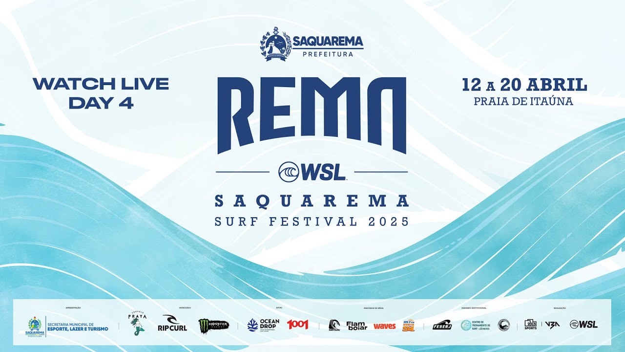 🔴 ASSISTA AO VIVO!  REMA - WSL Saquarema Surf Festival - Dia 4