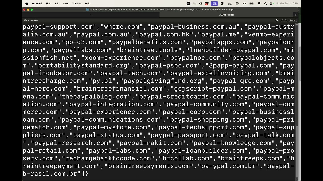 9. Automating The Entire WHOIS Data Search