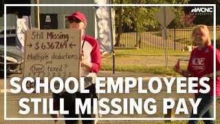 Gaston County school teachers, employees still missing pay