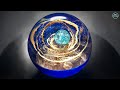 Sphere Resin art, [ space in the sphere ], Epoxy resin. 3D Resin Art. DIY