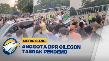 Kronologi Anggota DPR Cilegon Tabrak Pendemo - [Berantas]