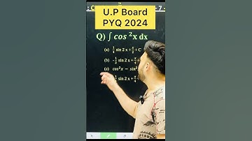 U.P Board PYQ 2024  || Integration Chapter 7 Class 12 Board Exam 2025 NCERT