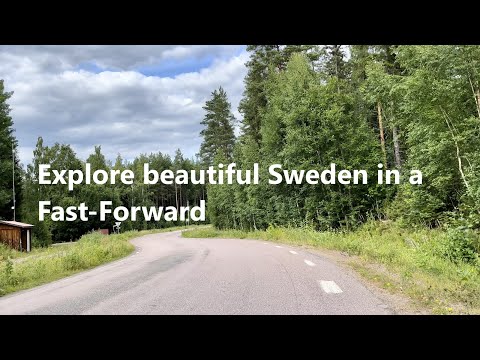 Road trip in Sweden Part-1 [HQ, 60 fps] [no commentary]