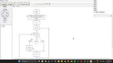 Raptor flowchart-Computational thinking-to print odd or even numbers upto n