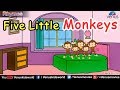 Jack &amp; Jill Rhyme ~ Five little monkey | English Popular Nursery Rhymes For Kids