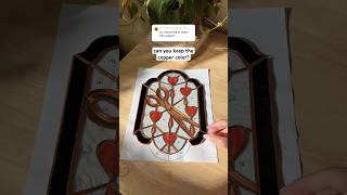 why is copper foil used in stained glass #stainedglass