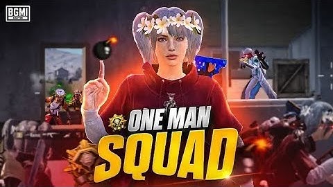 ONE MAN SQUAD 🔥 - PUBG MOBİLE