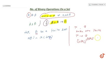 Number of binary operations