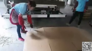 XY-FFS-1400X3000MM Fully automatic folder gluer and stitcher machine #xinyu #diace