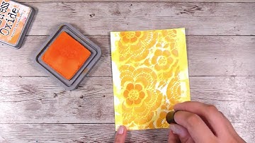 Stencils - From Simple to Spectacular - Take Your Stenciled Backgrounds FURTHER!! Part 2/2