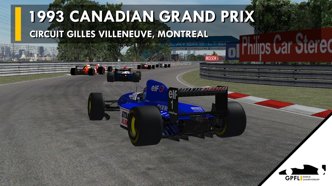 1993 GPFL Canadian Grand Prix (LIVE) | F1 Challenge 99-02 Online