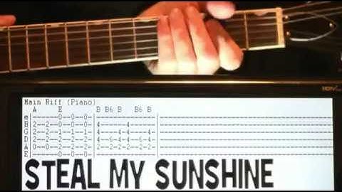 Steal My Sunshine Guitar version - Guitar performance video thumbnail