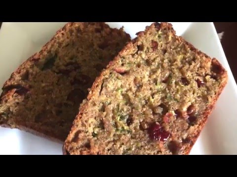 Zucchini Bread Recipe With Cranberries