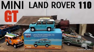 Surfs Up, Unboxing & Reviewing The Mini GT Land Rover Defender 110 with Surfboards #TSM model