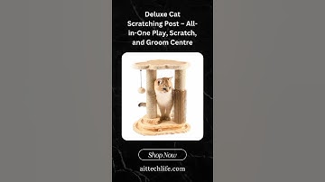 Deluxe Cat Scratching Post – All-in-One Play, Scratch, and Groom Centre
