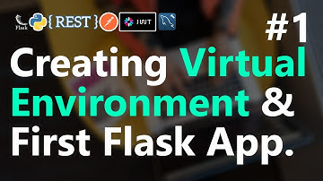 #1 | Creating Virtual Environment & First Flask App | REST API with Python Flask | HINDI