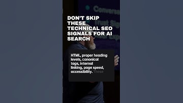 Technical SEO Signals for AI Search.