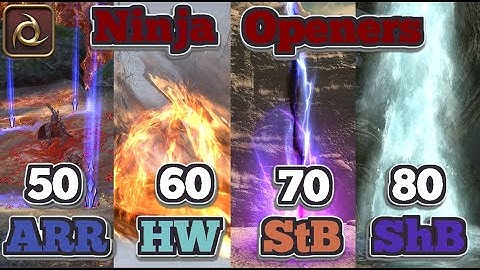 [FFXIV] Ninja Openers for Old Content 50-80