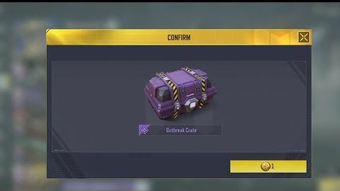 Outbreak Crate 1 Cp 1 Creates Trying 3 Time Test My Luck 😥 COD MOBILE #callofdutymobile