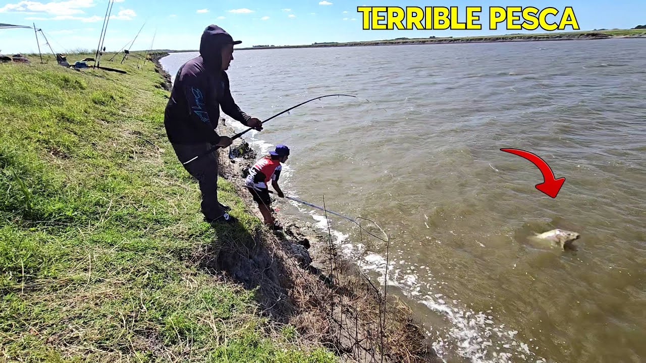 EL RIO SALADO VOLVIO A LA NORMALIDAD/ PESCA EN LA CASCADA-! LLENO DE BAGRES Y CARPAS! PESCA 2026