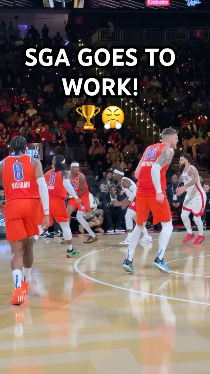 Shai Gilgeous-Alexander \u0026 The Thunder BATTLE in the #EmiratesNBACup! ??|#Shorts