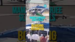 #Bengal #CM #MamataBanerjee Slips & Falls While Boarding #Helicopter | #loksabhaelections