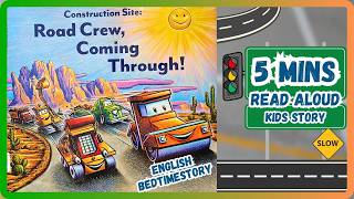 Road Crew Building a Highway - Construction Site Read Aloud