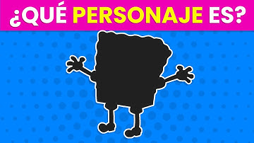 Adivina el Personaje de CARICATURAS por la Silueta 🦸📺🤔 | Adivina 50 Personajes ✅