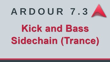 Ardour 7 - Kick and Bass Sidechain Compression - Trance (No Talking)