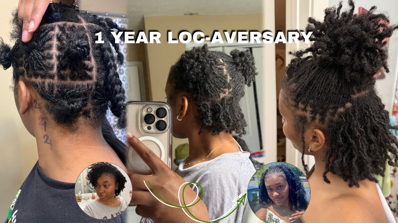 1 YEAR MICROLOC JOURNEY 🌱 | Beginner Tips, Loc Count, Grid Reveal ...