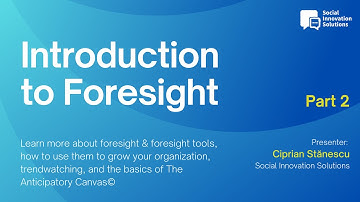 Introduction to Foresight. Part 2