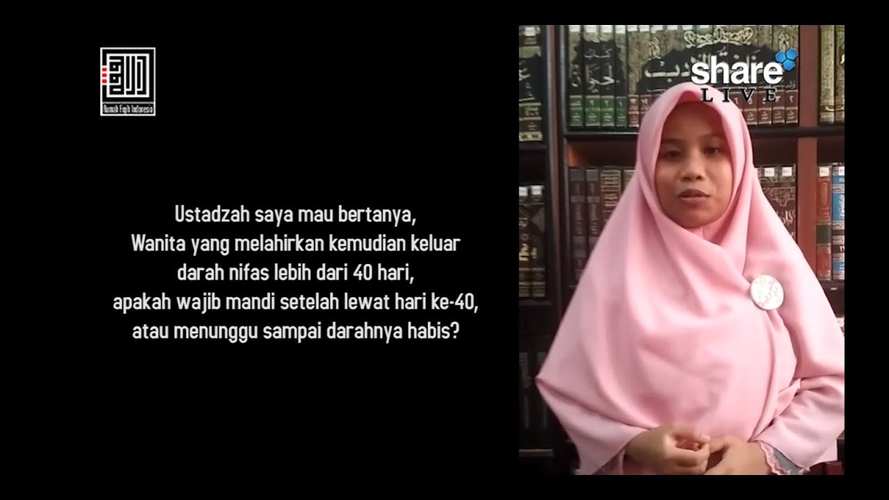 Nifas Lewat 40 Hari Kapan Wajib Mandi Ustadzah Isnawati Lc Youtube