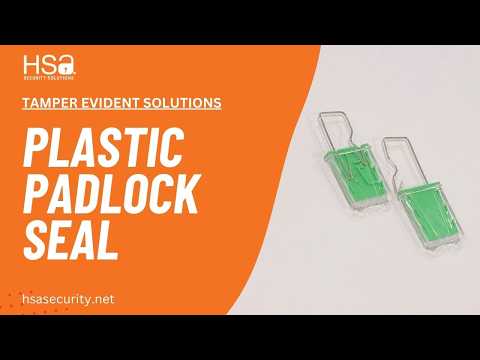 Video thumbnail for Plastic Padlock Seal PDS03 | HSA Security Solutions