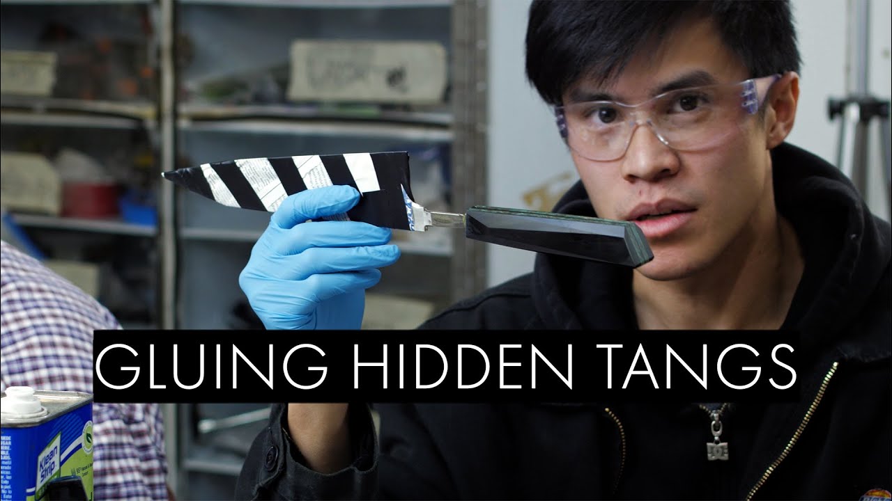 How to glue hiddentang handles. YouTube