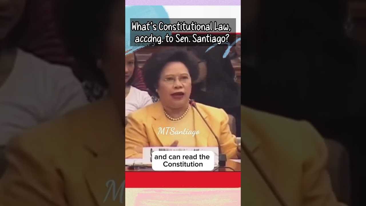 What’s is the meaning if Constitutional Law? 